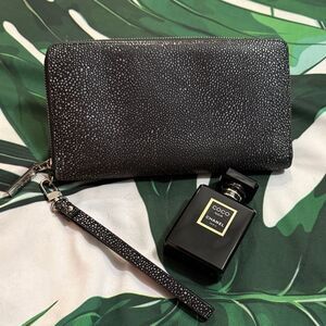 Halogen Black Textured Wallet